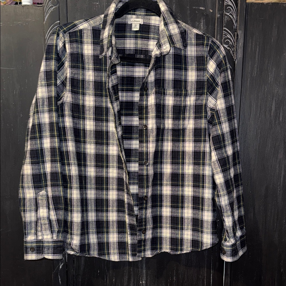 L.L. Bean Women's Scotch Plaid Flannel Shirt
